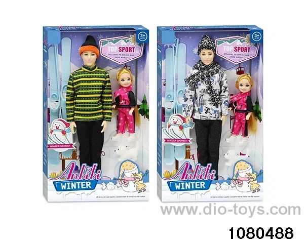 11.5 inch doll set in window box