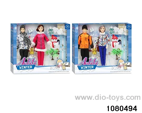 11.5 inch doll set in window box