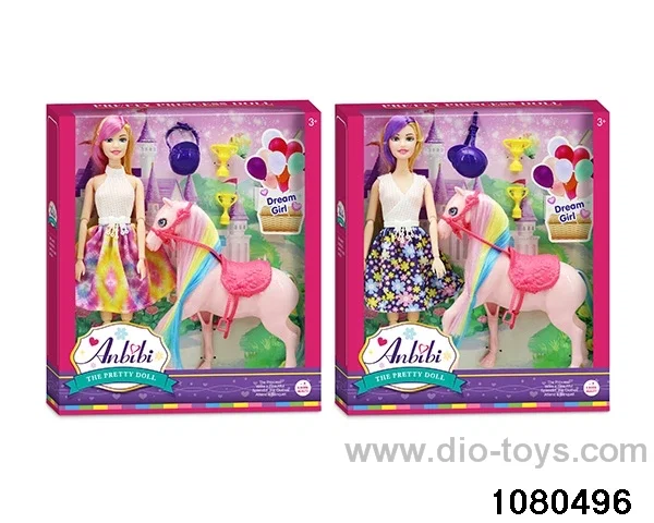 11.5 inch doll set in window box