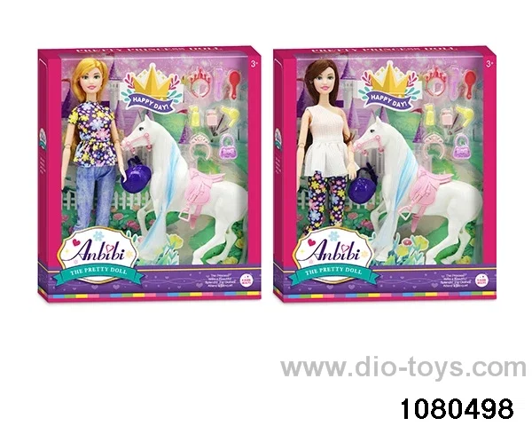 11.5 inch doll set in window box