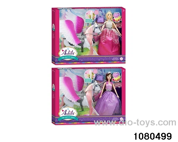 11.5 inch doll set in window box