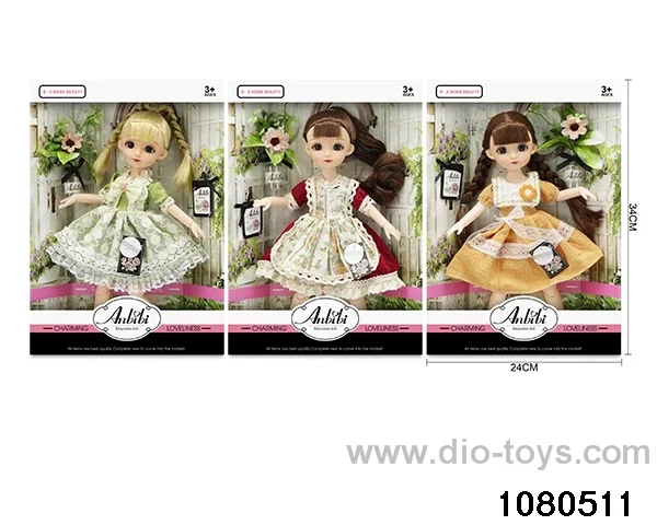 12 inch doll set in window box