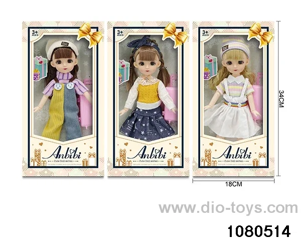 12 inch doll set in window box