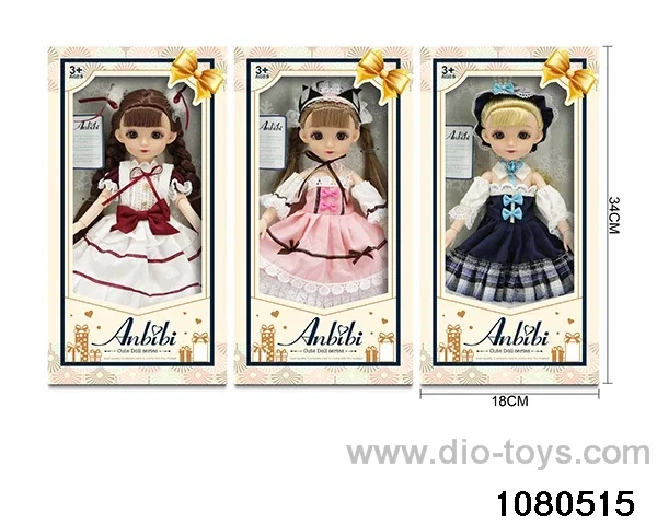 12 inch doll set in window box