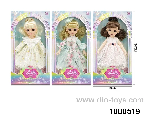 12 inch doll set in window box