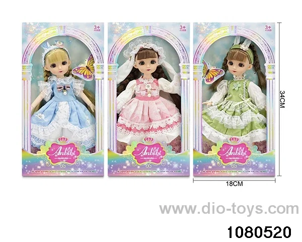 12 inch doll set in window box