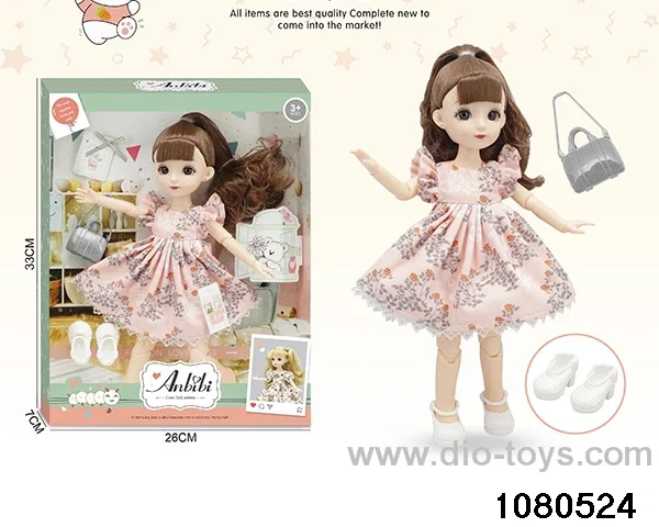 12 inch doll set in window box