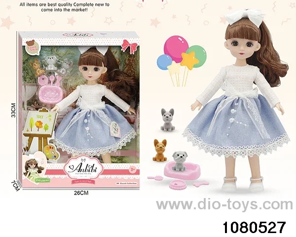 12 inch doll set in window box