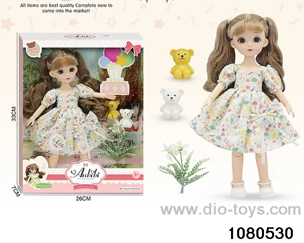 12 inch doll set in window box