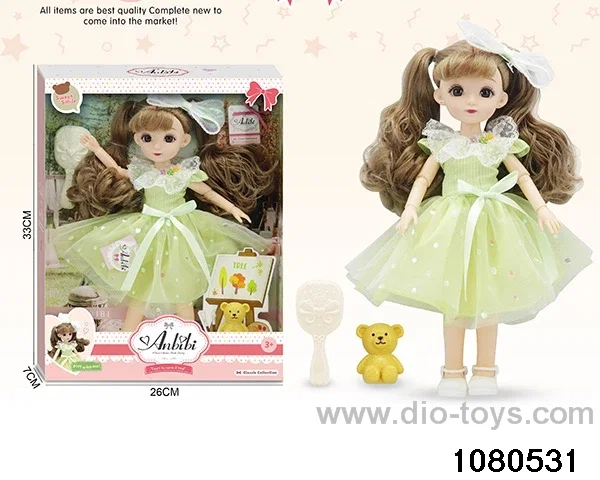 12 inch doll set in window box