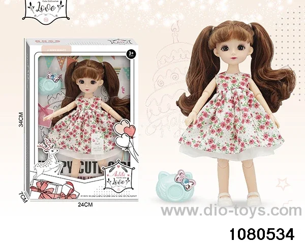 12 inch doll set in window box