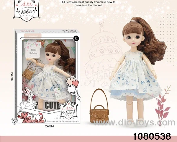 12 inch doll set in window box