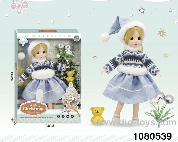 12 inch doll set in window box
