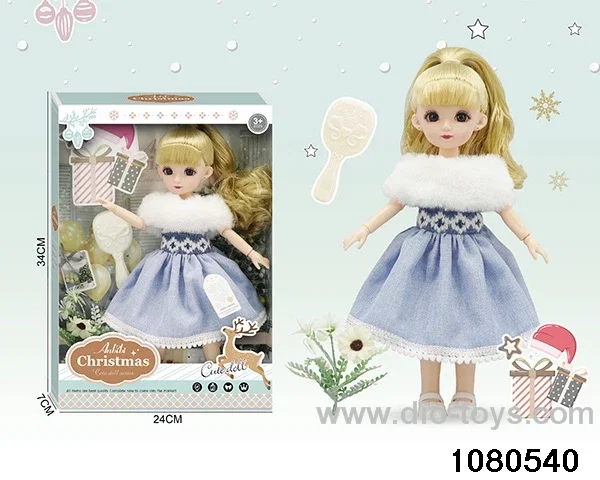 12 inch doll set in window box