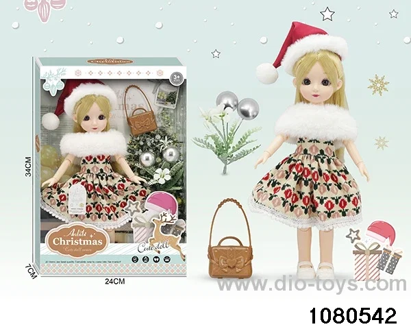 12 inch doll set in window box