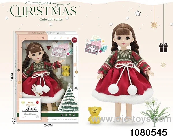 12 inch doll set in window box