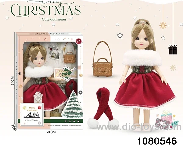 12 inch doll set in window box