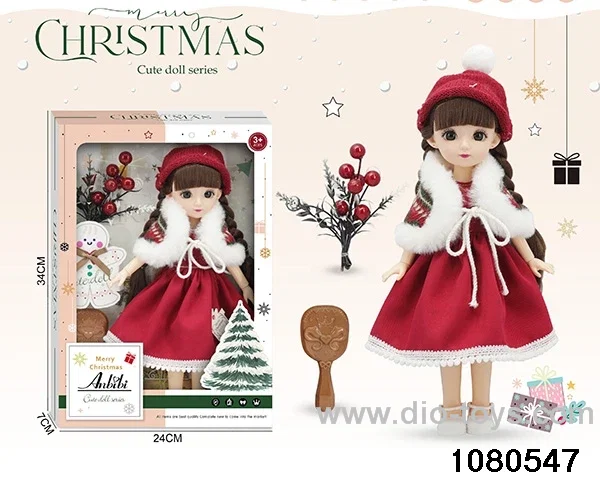 12 inch doll set in window box