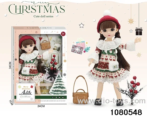 12 inch doll set in window box
