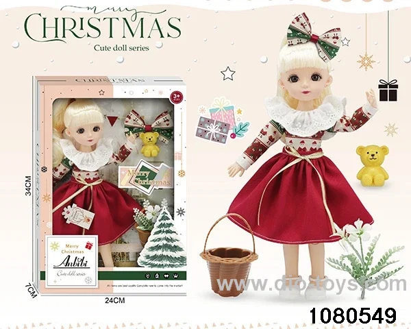 12 inch doll set in window box