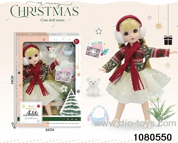 12 inch doll set in window box