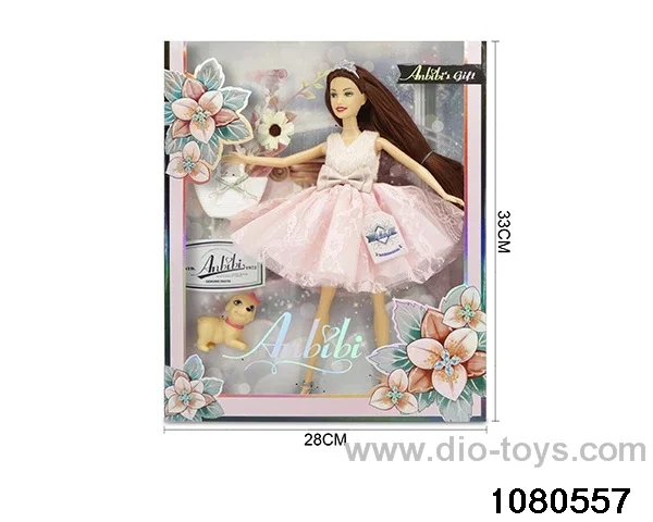 11.5 inch doll set in window box