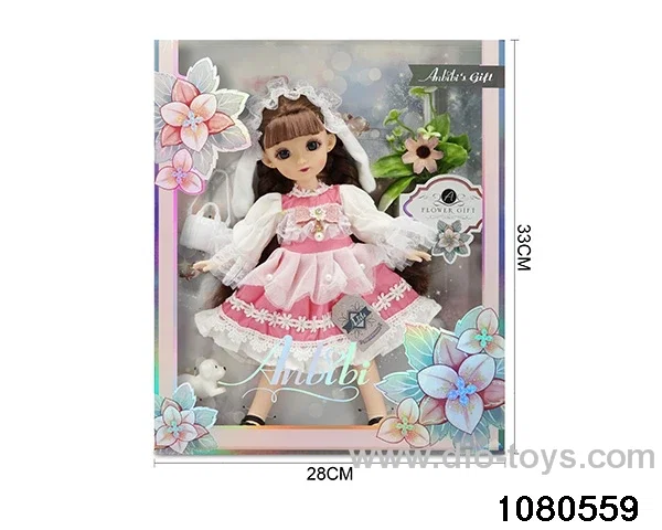 12 inch doll set in window box