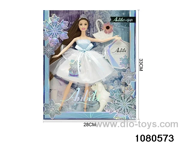11.5 inch doll set in window box