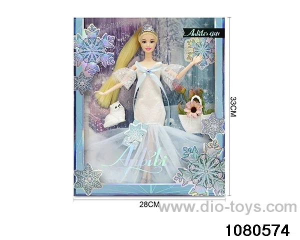 11.5 inch doll set in window box