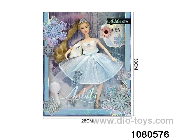 11.5 inch doll set in window box