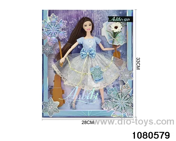 11.5 inch doll set in window box