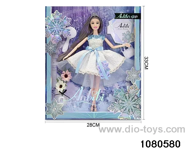 11.5 inch doll set in window box