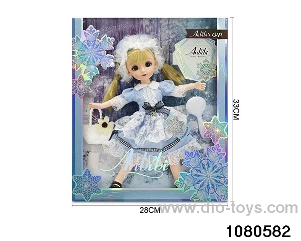 12 inch doll set in window box