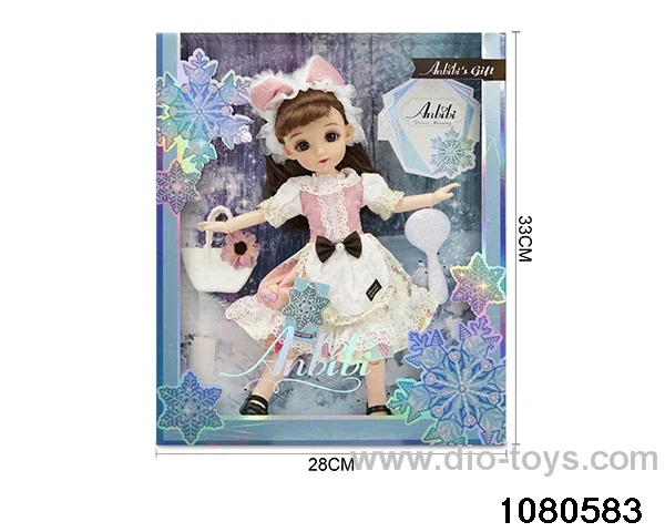 12 inch doll set in window box