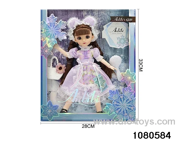 12 inch doll set in window box
