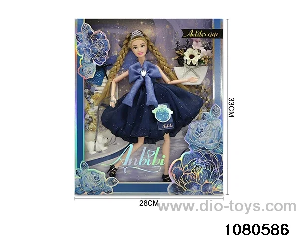 11.5 inch doll set in window box