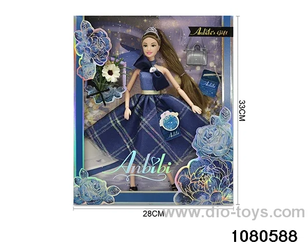 11.5 inch doll set in window box