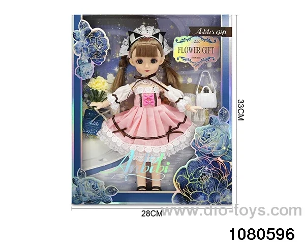 12 inch doll set in window box