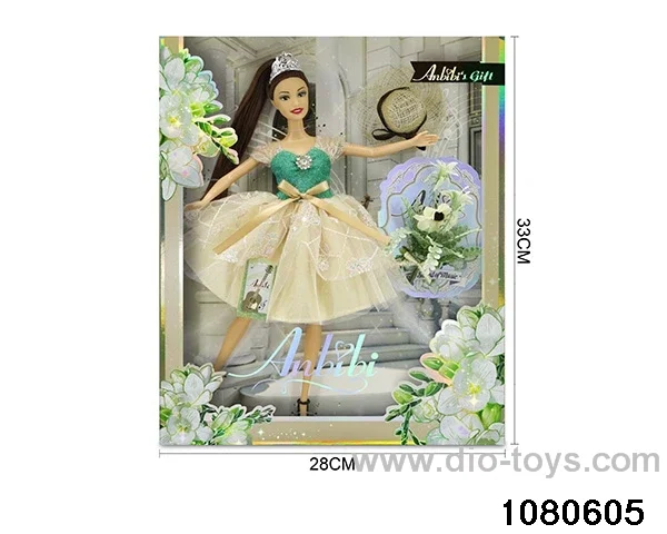 11.5 inch doll set in window box