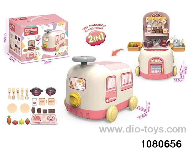 Train Storage Kitchen Set