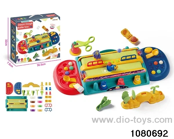 Colorful clay toy set