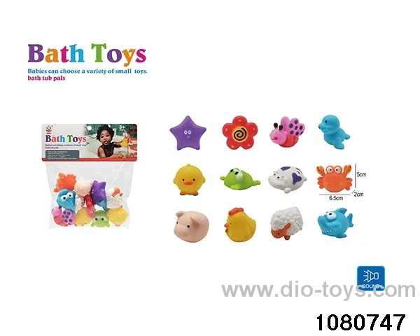 Water Play Toys Set in PP bag with header