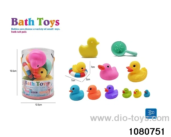 Water Play Toys Set in PVC Tin