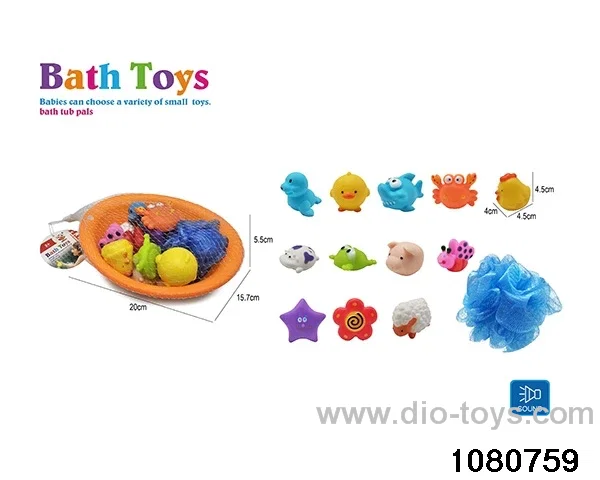 Water Play Toys Set in Net bag
