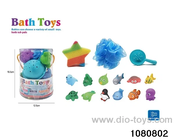 Water Play Toys Set in PVC Tin