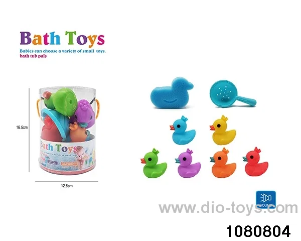 Water Play Toys Set in PVC Tin