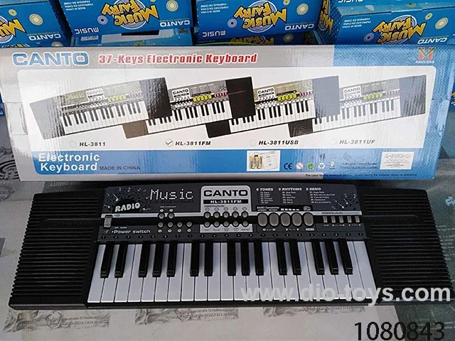 37 key electric organ with microphone /radio（no include battery）