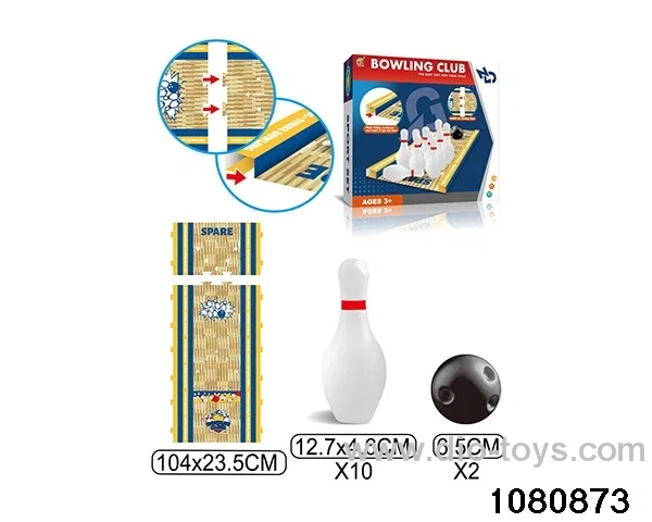 Puzzle Scene Bowling in color box