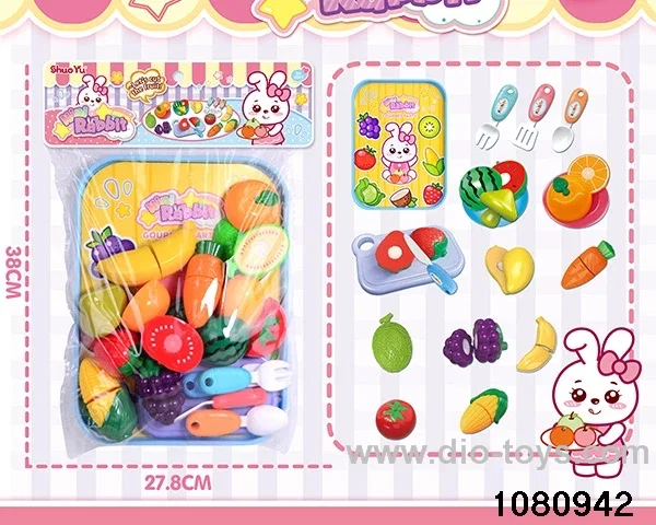 Fruit & Vegetable Chopping Set in opp bag