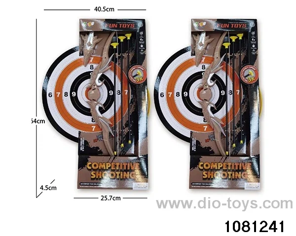 slingshot bow and arrow in display box
